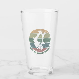 Estanque Big Island NH Emblema de Lago Vintage Ret