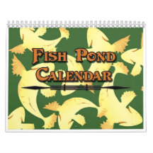 Estanque de peces Koi calendario - Colorido