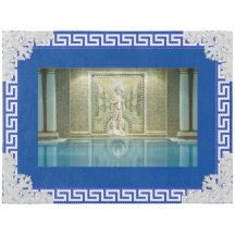 Estanque Reflectante Romano con Llave Griega y Pan