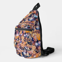 Estanques de mar y guijarros imprimen bolsa corta