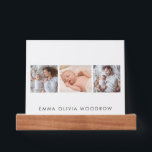 Estante Para Fotos Baby Mom Dad 3 Photo Y<br><div class="desc">Mamá,  papá y el bebé 3 foto-foto-foto-me y foto-cordón para mostrar a tu familia. Añadir el nombre del bebé,  o borrar el nombre de la foto sólo sin nombre.</div>