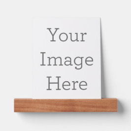 Estante Para Fotos Crea tu propio borde de foto de nogal de 12"