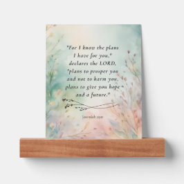 Estante Para Fotos Jeremiah 29:11 Biblia Verse Image