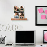Estante Para Fotos Te quiero Collage de fotos dulce romántico<br><div class="desc">Este lindo y dulce diseño de la cornisa fotográfica es perfecto para tu novia, novio, esposa o esposo. Presenta un diseño de collage de fotos con cuatro fotos de personalizable diferentes con el mensaje "Te amaré para siempre", que puede ser personalizado como quieras. El tipo de letra es una tipografía...</div>