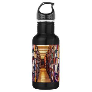Estanterías de la biblioteca Botella de agua de 18