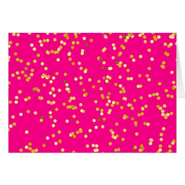Estar contentos con la tarjeta blanca rosa amarill (Anverso (Horizontal))