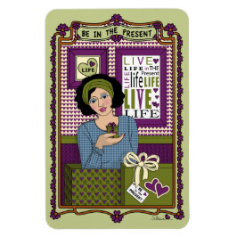 Estar en el imán del refrigerador Present_A_4x6