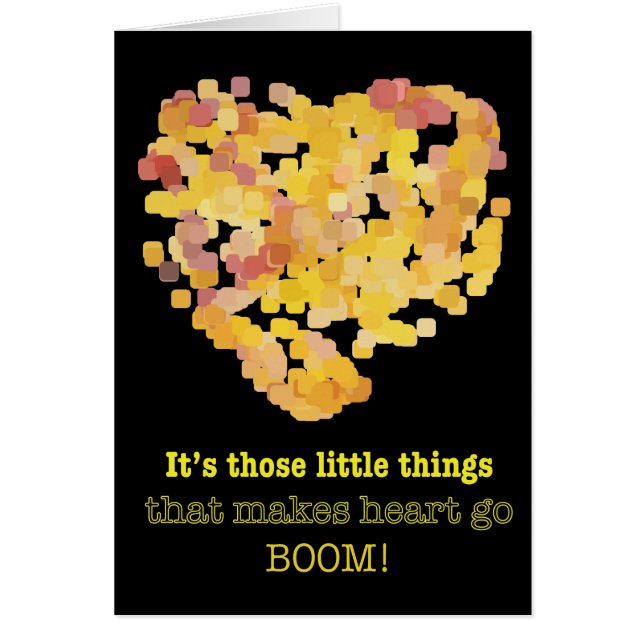 Estar en la cita del amor: Son esas pequeñas cosas (Frente)