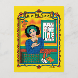 Estar en la postal Present_B_