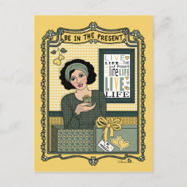 Estar en la postal Present_C_