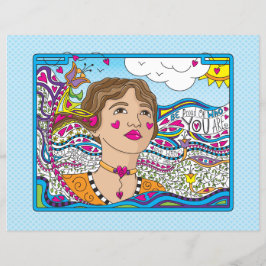 Estar Orgulloso De Quién Eres La Hoja De Papel Pla