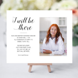 Estaré allí en memoria de Baby Shower