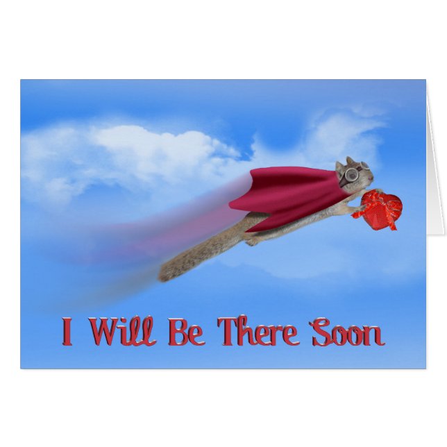 ¡Estaré allí pronto! (Anverso (Horizontal))