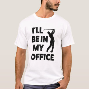 Estaré en mi camiseta Golfing divertida de la