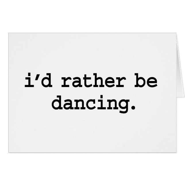 estaría bailando bastante (Anverso (Horizontal))