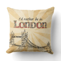 Estaría bastante en almohada de tiro de Londres
