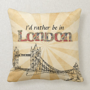 Estaría bastante en almohada de tiro de Londres