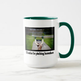 Estaría echando bastante la taza de las herraduras