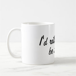 Estaría navegando bastante la taza de café