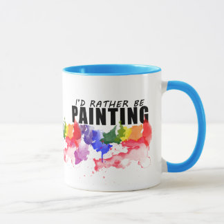 Estaría pintando bastante la taza del artista de