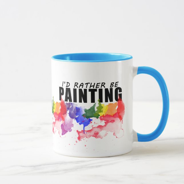 Estaría pintando bastante la taza del artista de (Derecha)