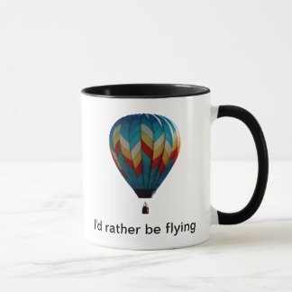 Estaría volando bastante la taza de café del globo