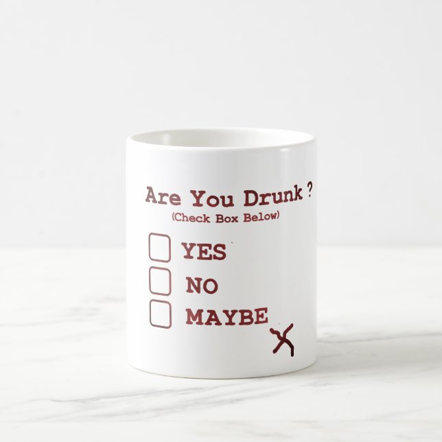 ¿Estás Borracho? Mug - Divertida Copa de Café para (Centro)