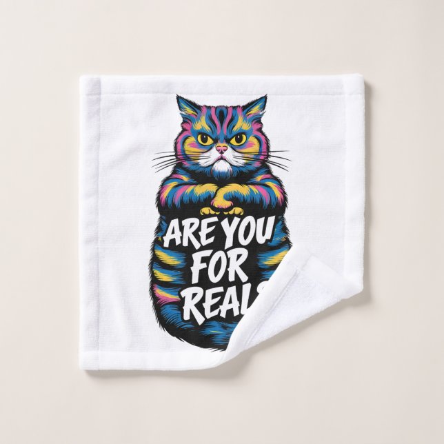 ¿Estás Con Gato Gruñón De Lo Más Gracioso? (Toallita)