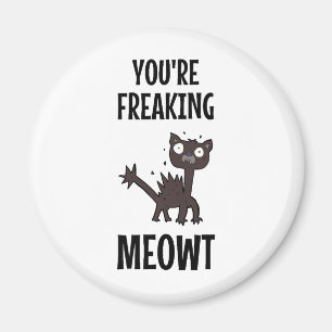 Estás congelando el imán Meowt