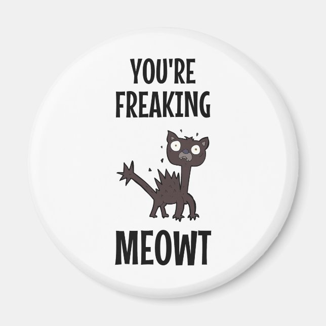 Estás congelando el imán Meowt (Frente)