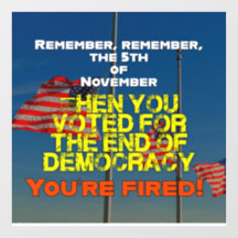 ¡Estás despedido! vinilo para cristales