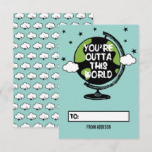 Estás fuera de esta tarjeta de San Valentín de cla