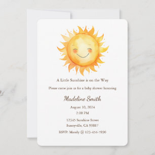 Estas invitaciones Little Sunsine está en camino