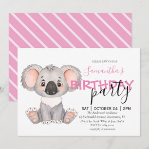 Estás Invitado a una 1ra Invitación Koala-tástica