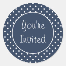 Estás invitado al Sello para sobres de Punto de Po