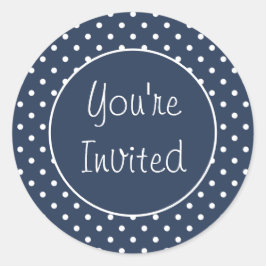 Estás invitado al Sello para sobres de Punto de Po