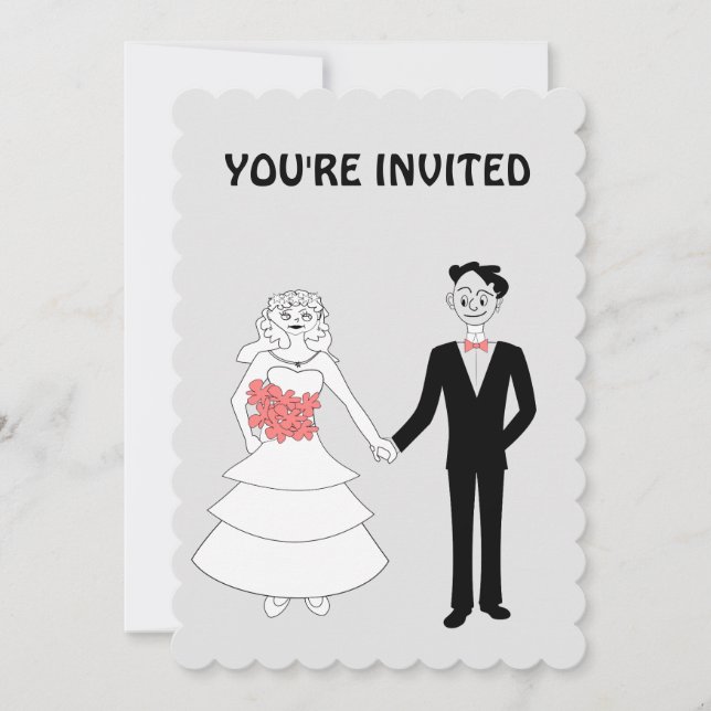 ESTÁS INVITADO INVITACIÓN DE BODA, PERSONALIZAS (Anverso)