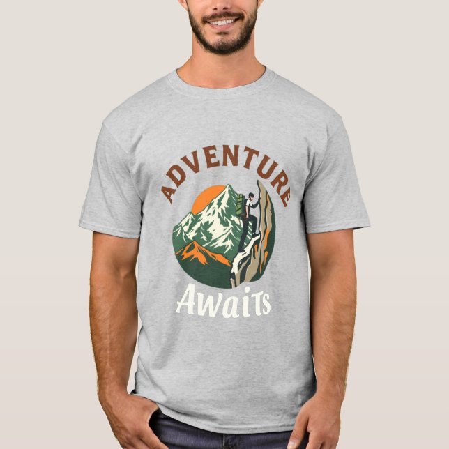 ¿Estás Listo?" Camiseta de viaje y de exploración (Anverso)