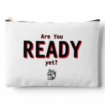 ¿Estás listo ya? Bolsa de maquillaje