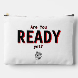 ¿Estás listo ya? Bolsa de maquillaje