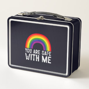 Estás Seguro Conmigo LGBTQ Mes del Orgullo Arcoíri