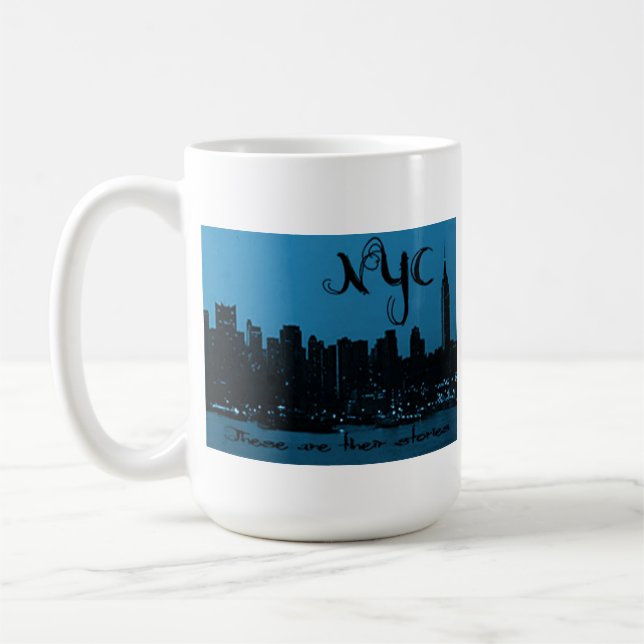 Éstas son su taza NYC de las historias (Izquierda)