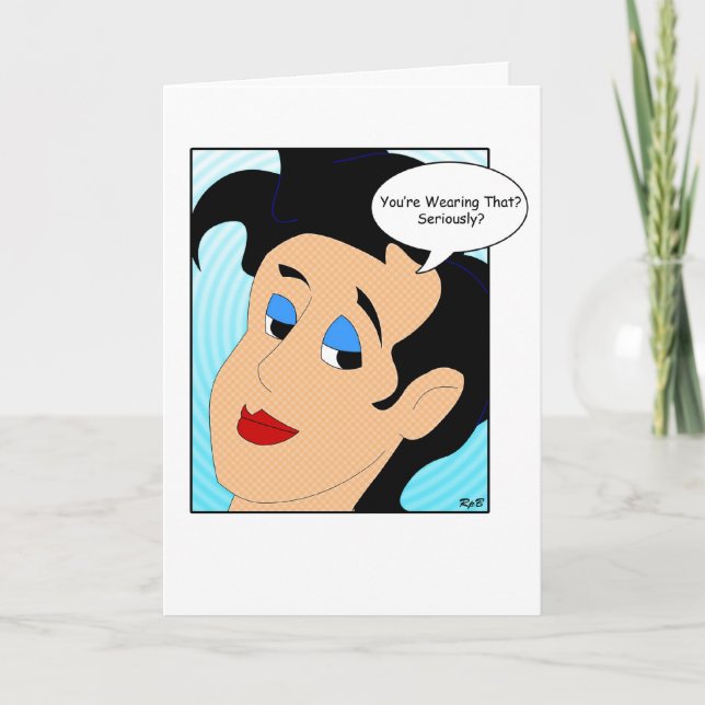 ¿Estás Usando Eso? Tarjeta de cumpleaños (Anverso)