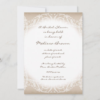 Estate Peacock con invitación a matrimonio Swirl B