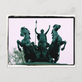 Estatua Boadicea - Puente Westminster - Tarjeta de