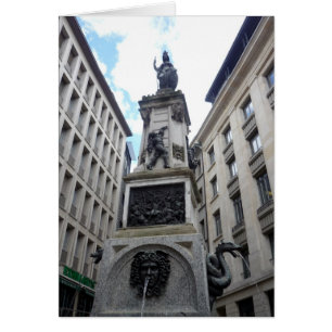 estatua cuadrada de ginebra