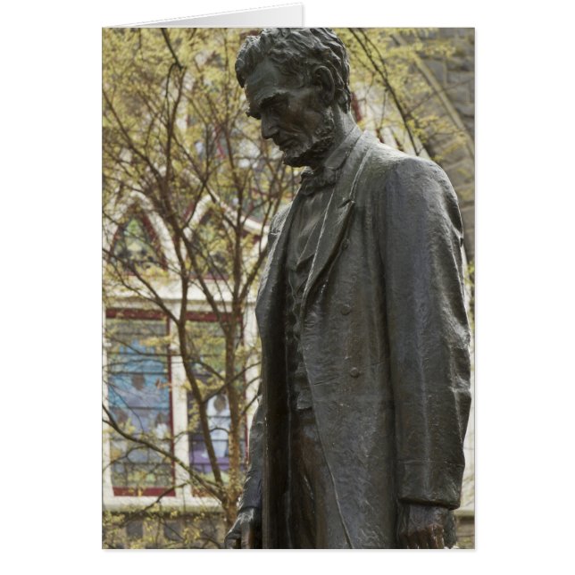 Estatua de Abraham Lincoln, Portland, Oregón (Frente)