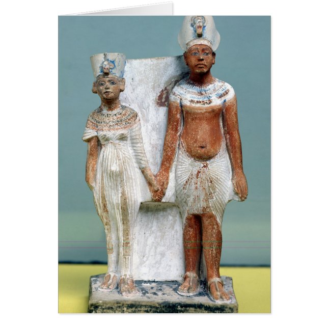 Estatua de Amenophis IV y Nefertiti (Frente)