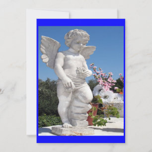 Estatua De Ángel En Azul