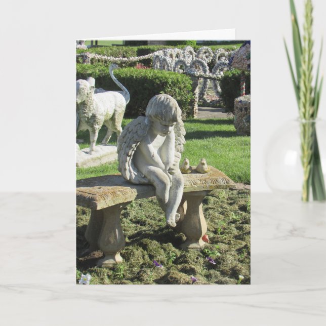 Estatua de Ángel en la tarjeta de cotización Inspi (Anverso)